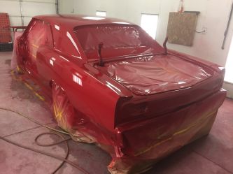 We also do paint and body work on other cars. This is a 1966 Chevelle we painted.