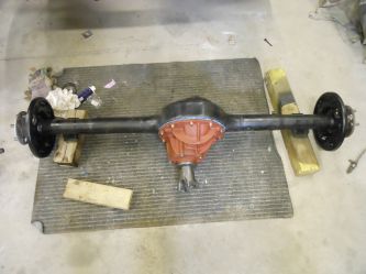 We can install a post traction rear axle