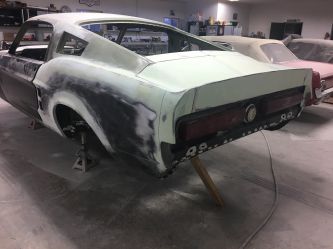Finishing body work and prep for paint.
