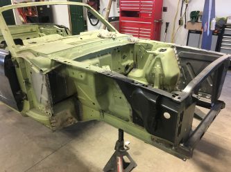 Partial front frame replacement