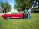 Paul and owner Don Mcredie. After Don took delivery he won a trophy for best Ford at the Traverse City car show.
